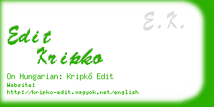 edit kripko business card