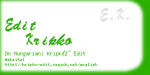 edit kripko business card